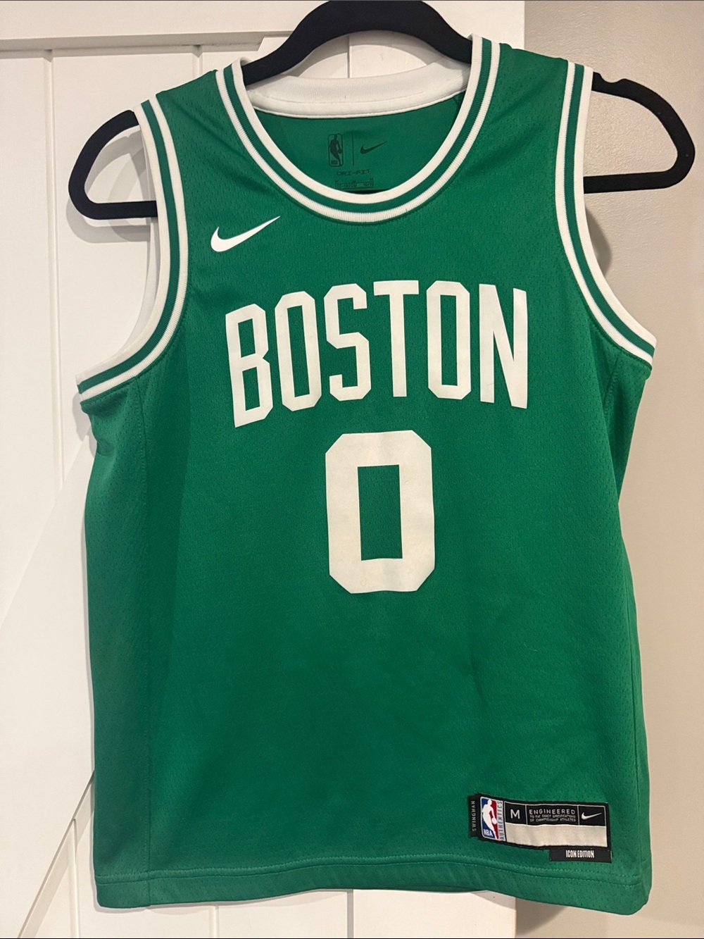 Nike Boston Green Basketball Jersey - Men's